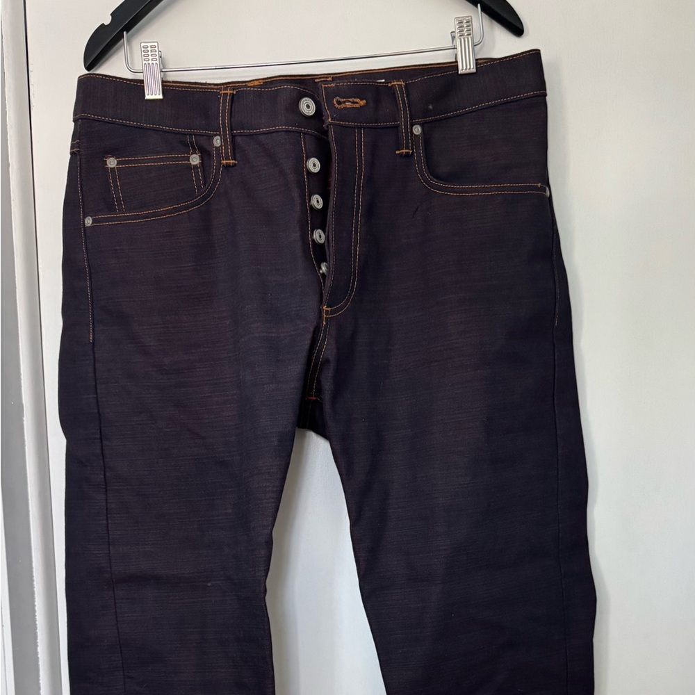 Gustin The Beast Red Fire Straight Jeans